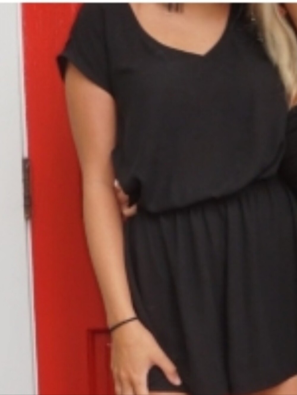 Show Me Your Mumu Romper Small Black